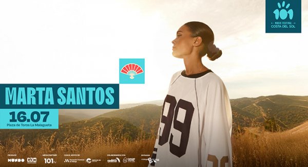 Marta Santos se suma al cartel del 101 Music Festival Costa del Sol 2026