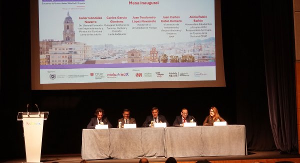 La UMA se convierte en el epicentro del emprendimiento como sede del 'Encuentro MetaRed X España'