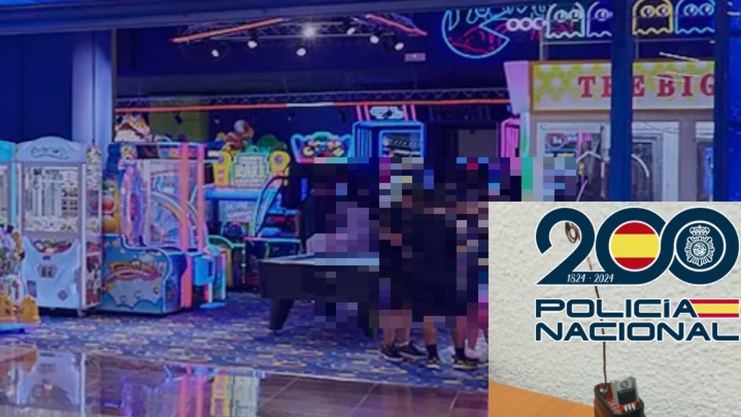 Detenidos un hombre y una mujer en Málaga por trucar máquinas recreativas en grandes áreas comerciales