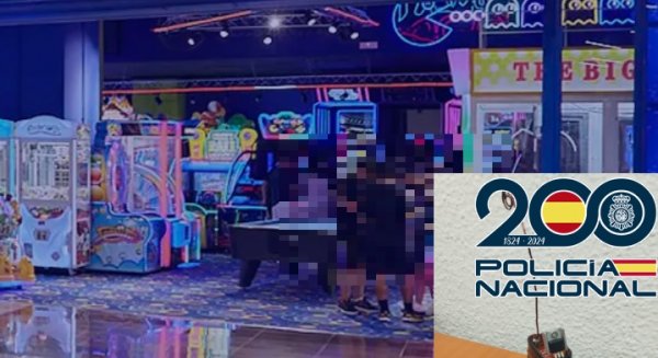 Detenidos un hombre y una mujer en Málaga por trucar máquinas recreativas en grandes áreas comerciales
