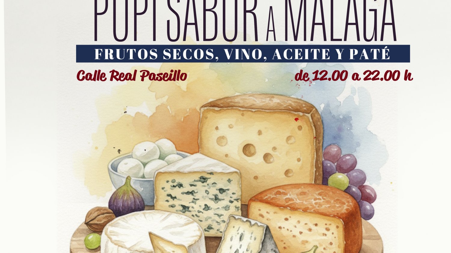 La XI Feria del Queso ‘POPI’ Sabor a Málaga contará con la participación de una treintena de empresas alimentarias
