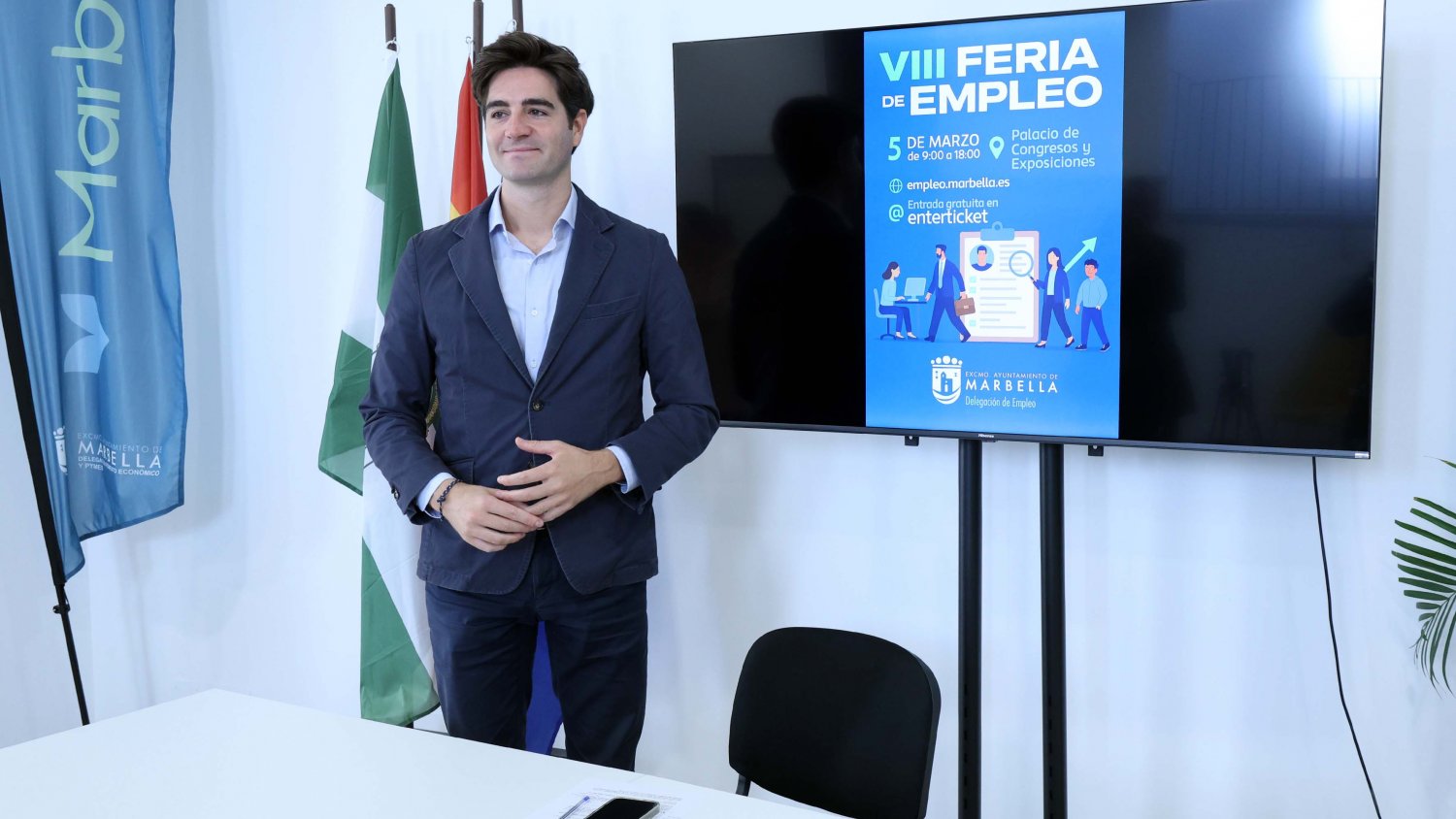 Marbella organiza la VIII Feria de Empleo que se celebrará el 5 de marzo con el objetivo de superar los 5.000 visitantes 