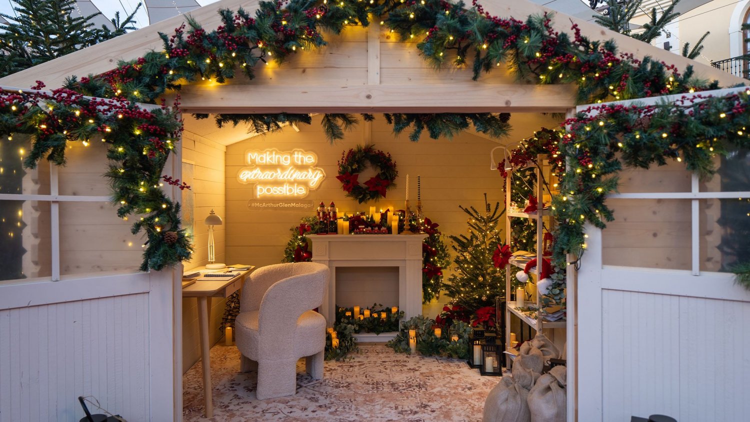 McArthurGlen Málaga inicia su programación especial de Navidad con la visita de Papa Noel y actividades familiares 