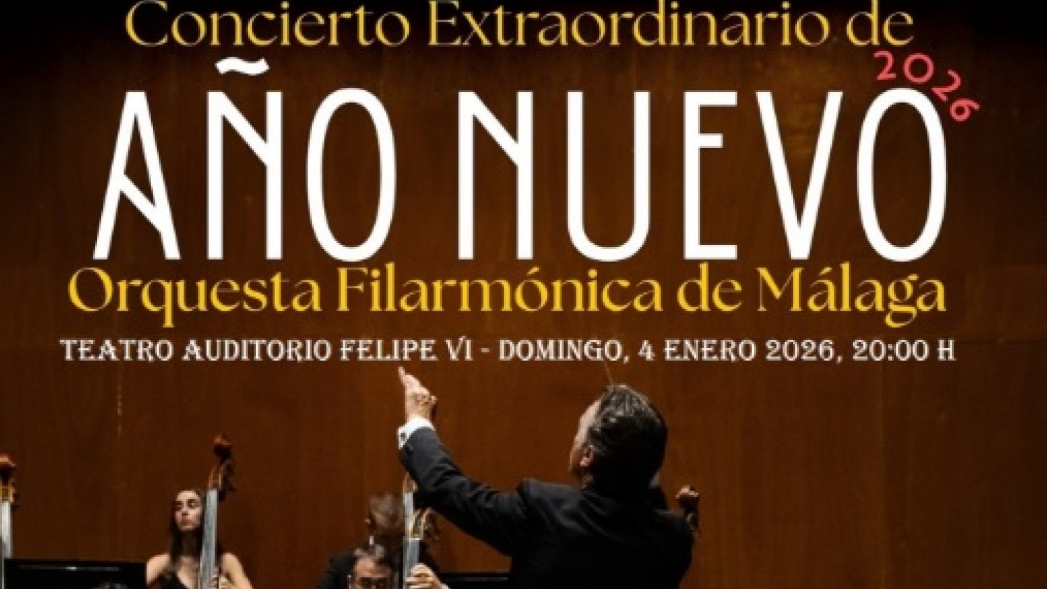 La Orquesta Filarmónica de Málaga ofrecerá el Concierto Extraordinario de Año Nuevo en Estepona el 4 de enero