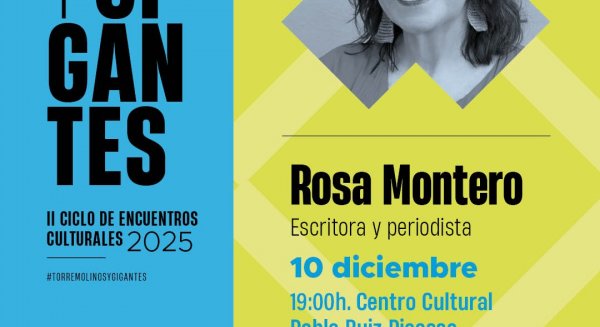Rosa Montero pondrá el broche de oro al 'Torremolinos y Gigantes' con la presentación de su libro 'Animales difíciles'