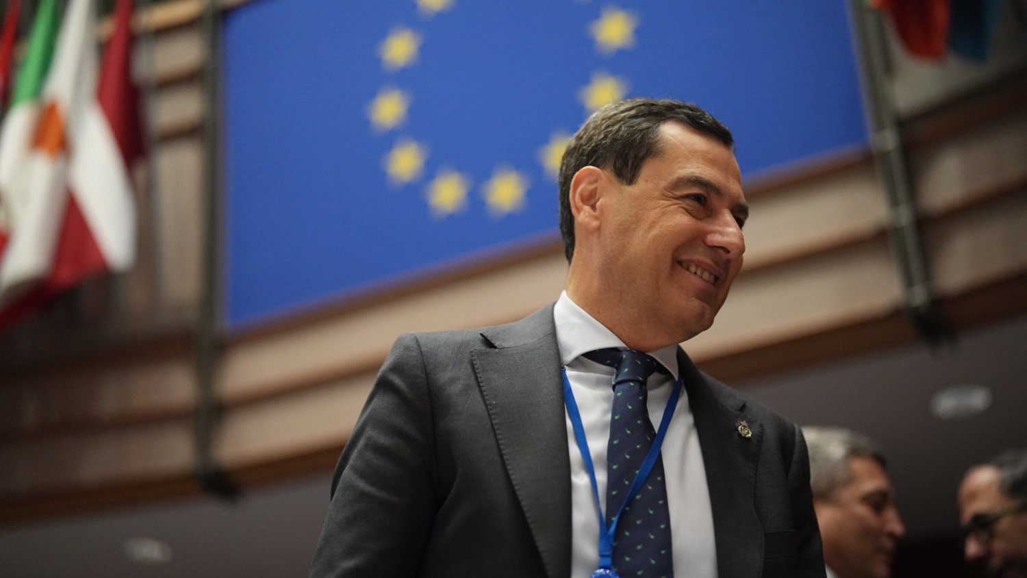 Juanma Moreno reivindica en Bruselas el bagaje de Andalucía en la 'Revolución Verde' y la lucha contra el cambio climático