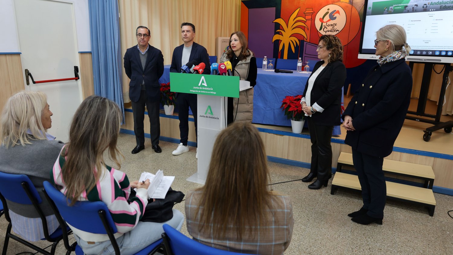 La Junta destina 30,5 M€ a los centros educativos de Málaga para la transformación digital de las aulas 