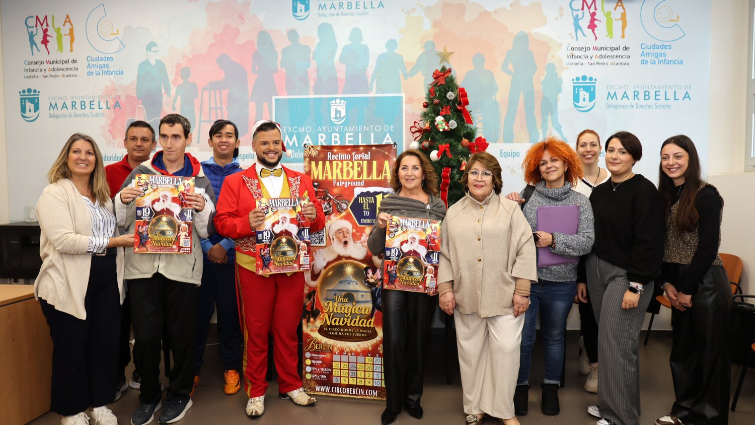 El Ayuntamiento de Marbella respalda la donación de 300 entradas del Circo Berlín a entidades sociales del municipio 