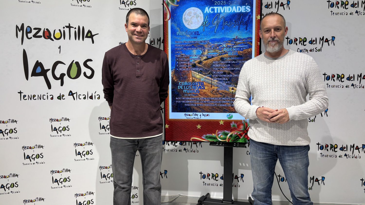 Mezquitilla y Lagos presentan su programación navideña con actividades para toda la familia