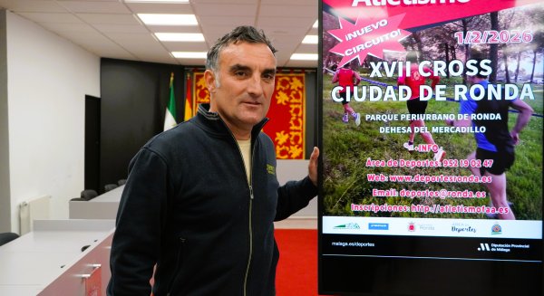 Ronda presenta el XVII Cross Ciudad de Ronda que discurrirá por un nuevo circuito