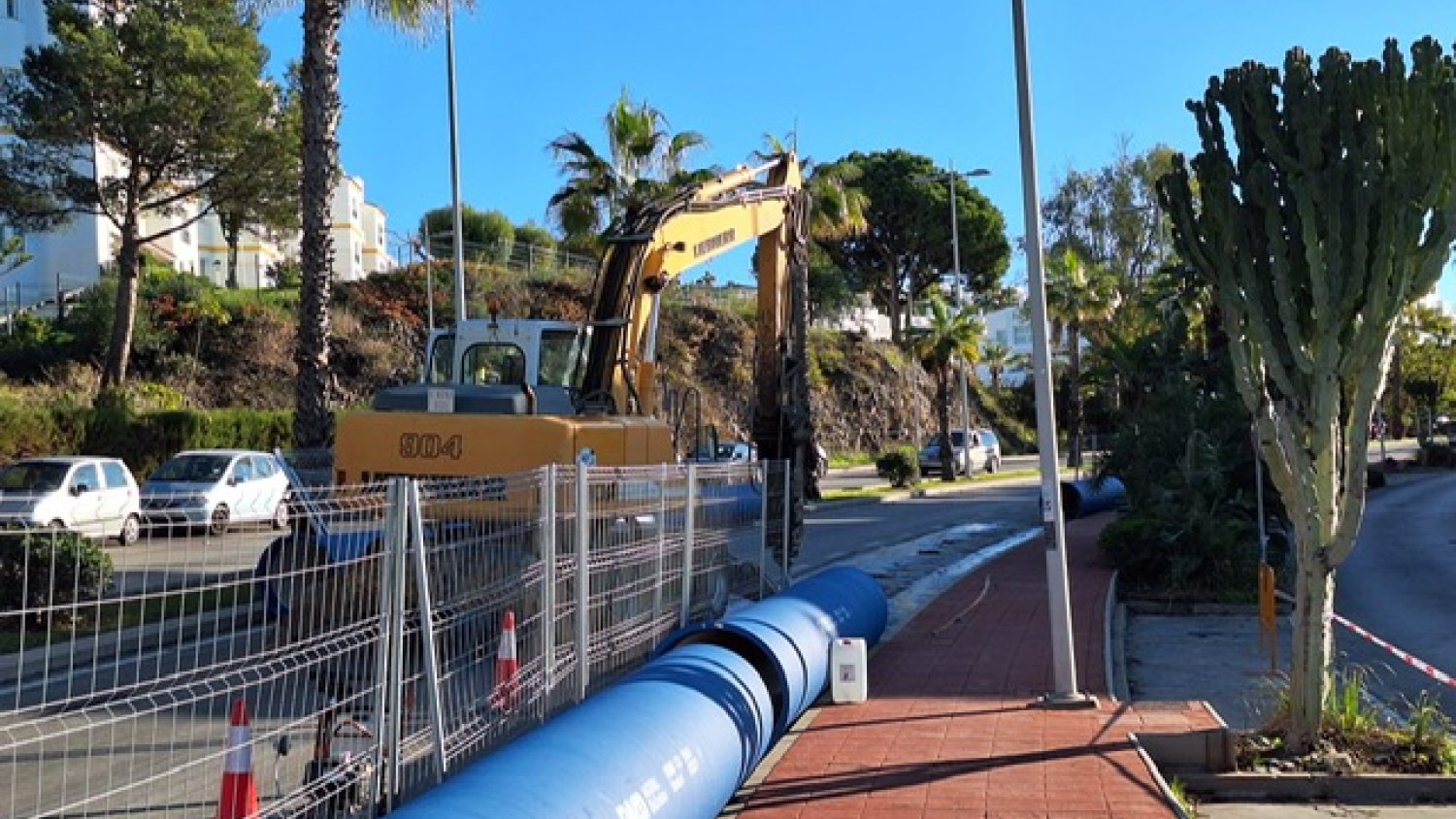 Comienzan las obras del primer del tramo de la autovía del agua entre Benalmádena y Torremolinos