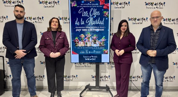 Torre del Mar presenta la campaña 'Los Elfos de la Navidad' para dinamizar el comercio local