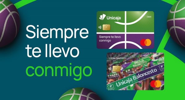 Unicaja lanza una nueva tarjeta de débito para la afición del Unicaja Baloncesto
