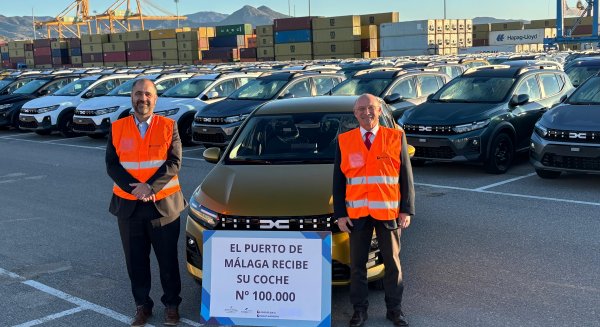 El Puerto de Málaga alcanza los 100.000 vehículos movidos en 2025 