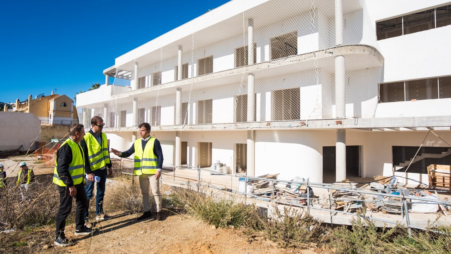 Marbella acelera las obras de la residencia del Trapiche del Prado con el objetivo de finalizar el complejo el 30 de junio