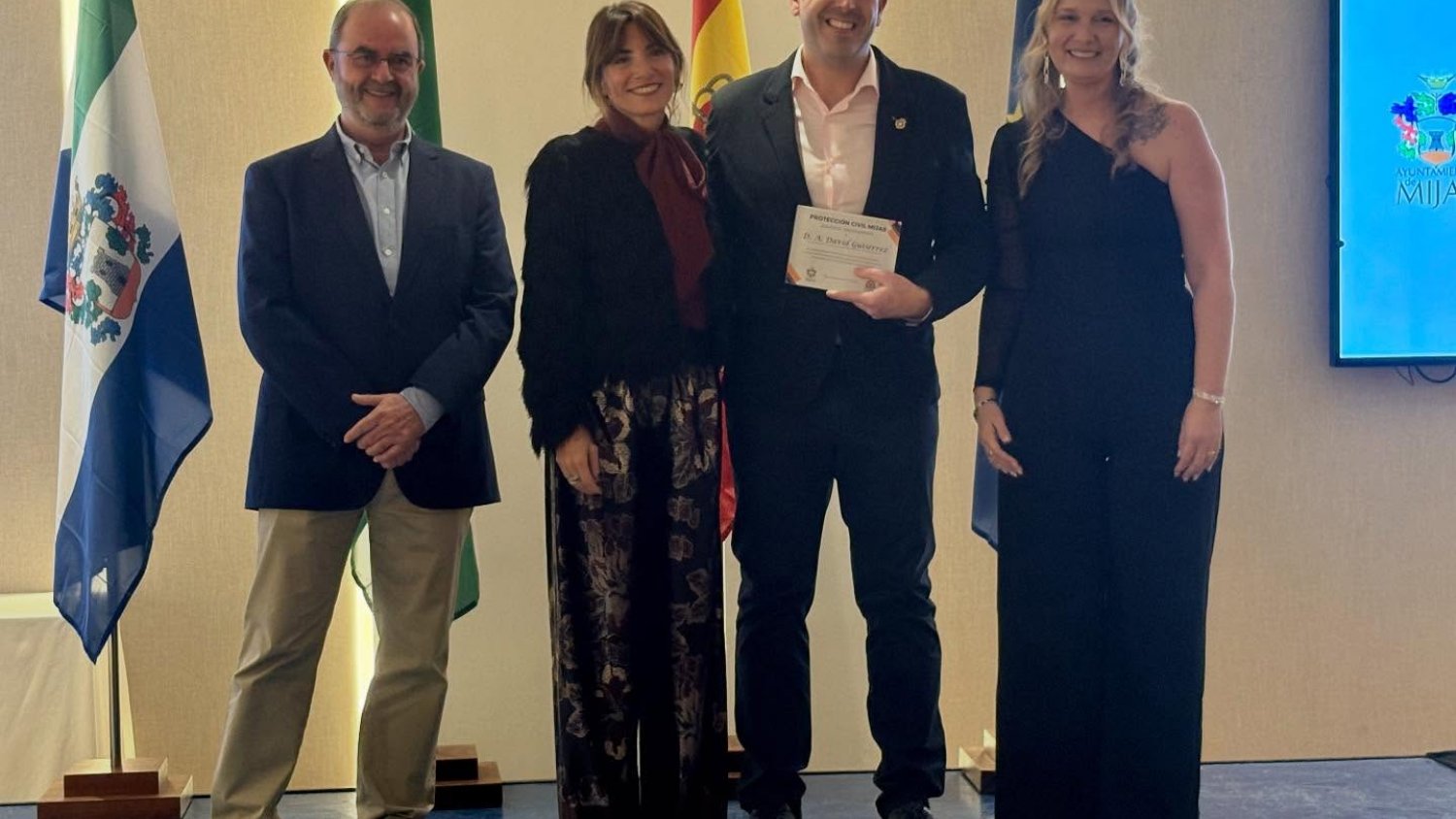 Mijas pone en valor el compromiso de los voluntarios de Protección Civil en su acto anual