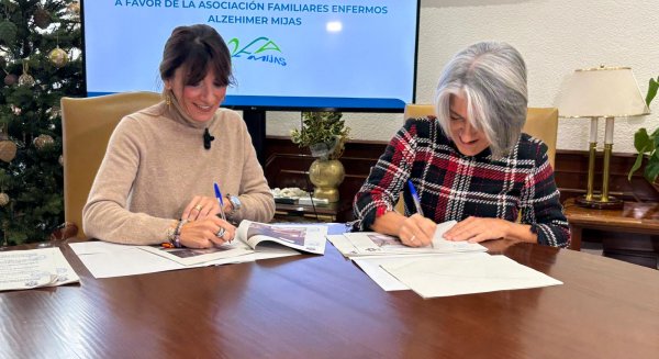 El Ayuntamiento de Mijas cede el antiguo cuartel de la Guardia Civil a la Asociación de Familiares de Enfermos de Alzhéimer 