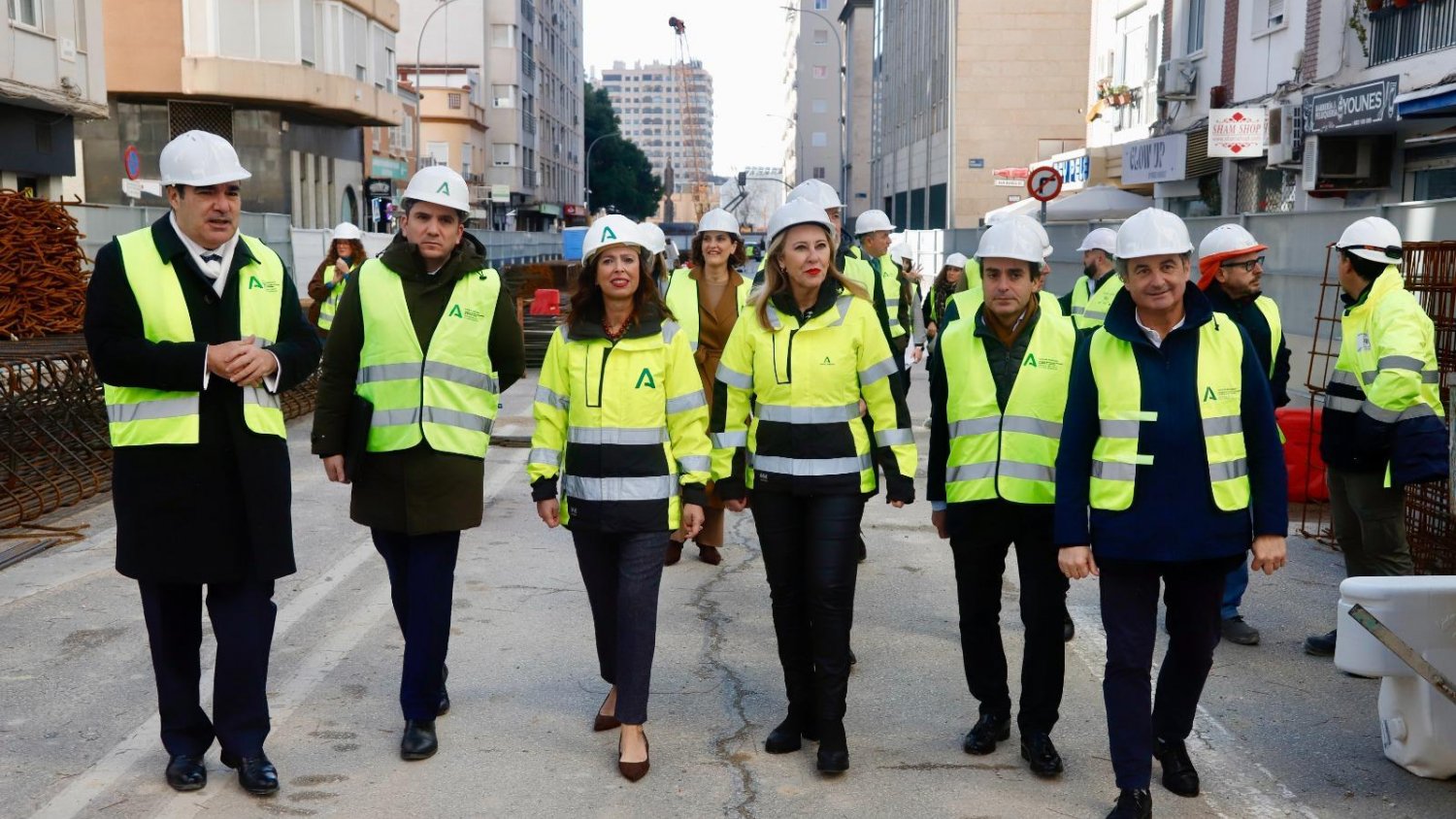 La Junta impulsa la prolongación del Metro de Málaga con el avance de las pantallas en Eugenio Gross