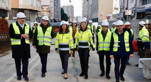 La Junta impulsa la prolongación del Metro de Málaga con el avance de las pantallas en Eugenio Gross