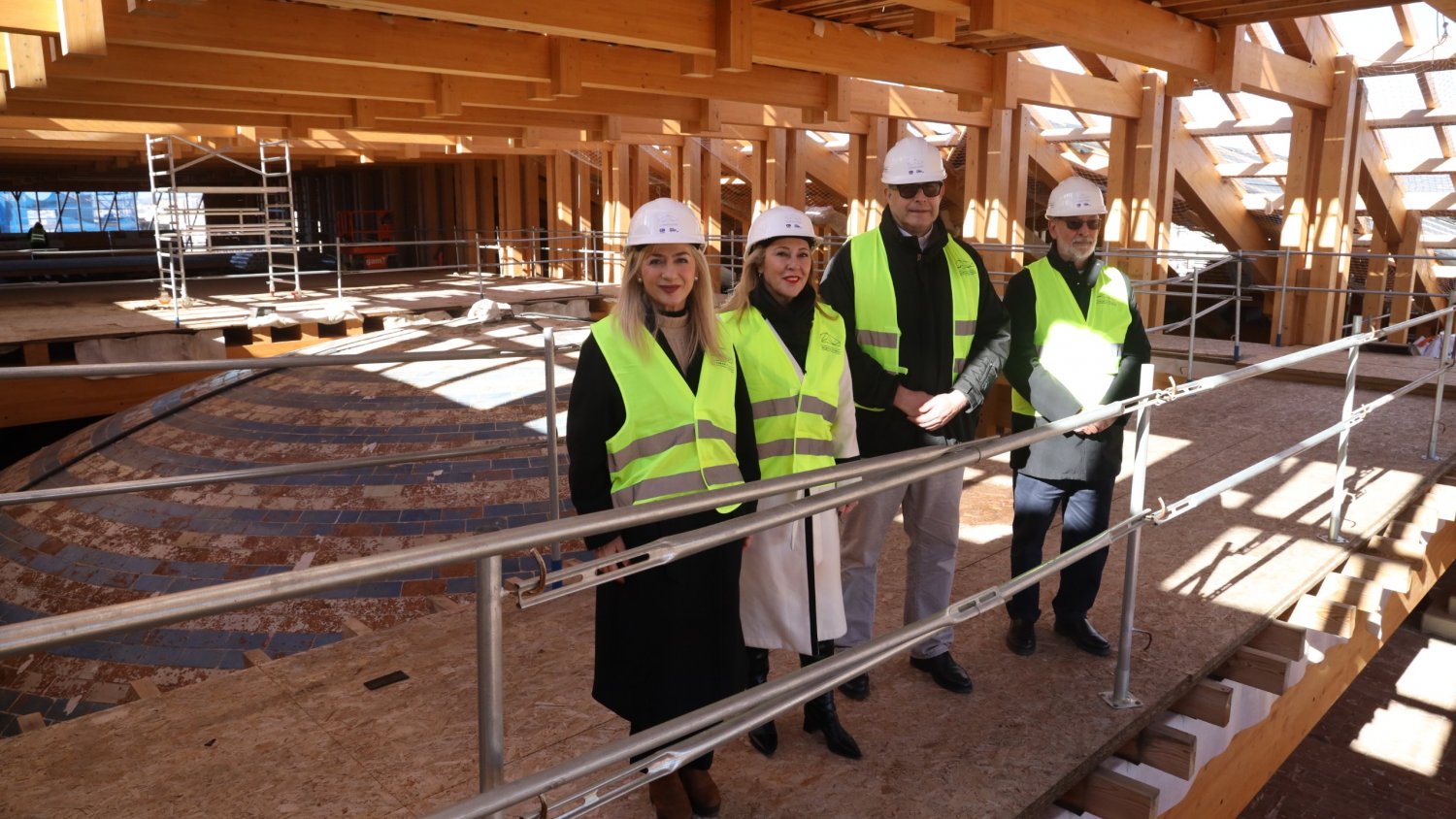 La gran obra de las cubiertas de la Catedral de Málaga encara su fase decisiva para concluir a finales de 2027