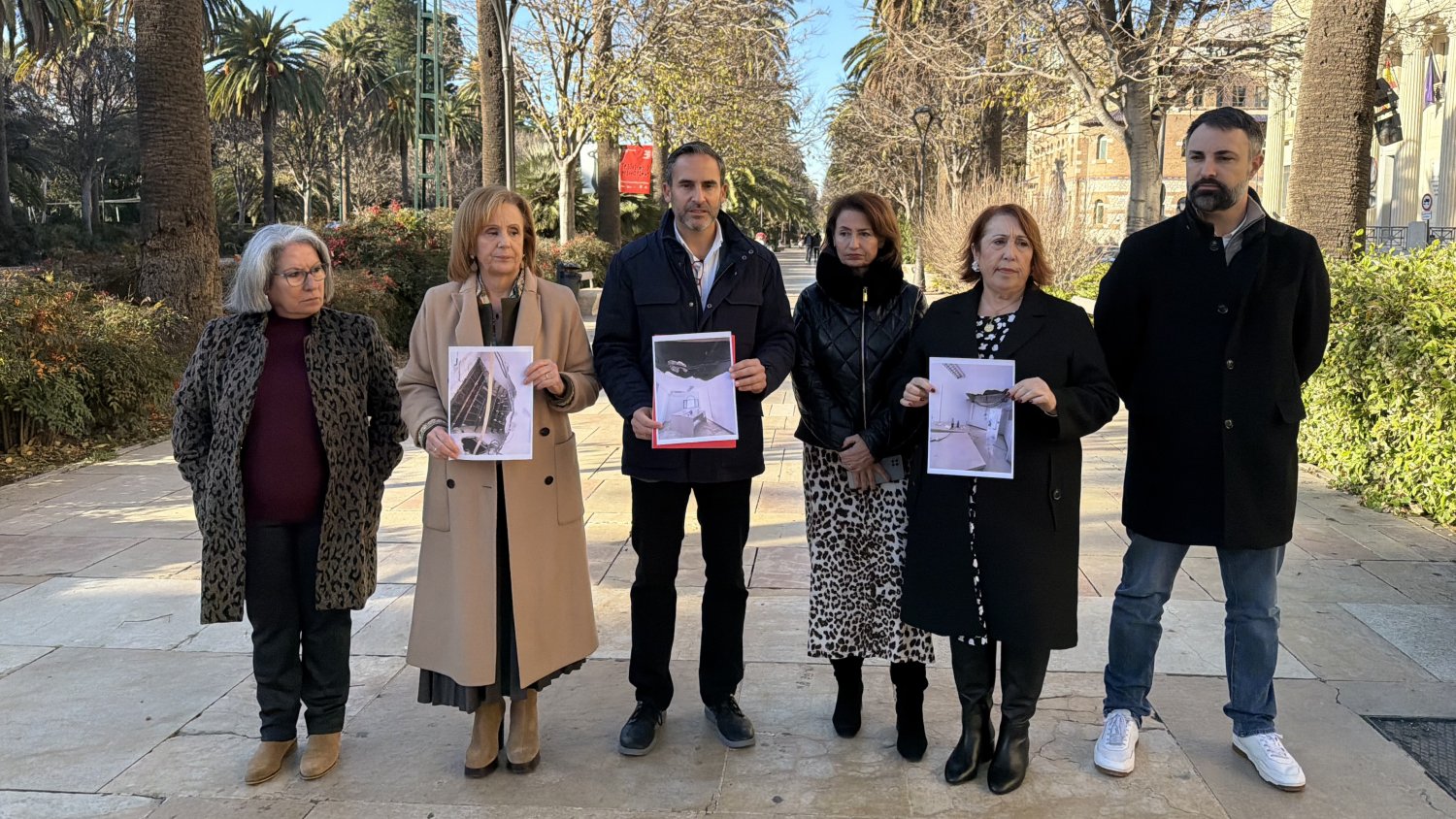 El PSOE denuncia el derrumbe del techo en oficinas del Ayuntamiento de Málaga y alerta de la falta de mantenimiento