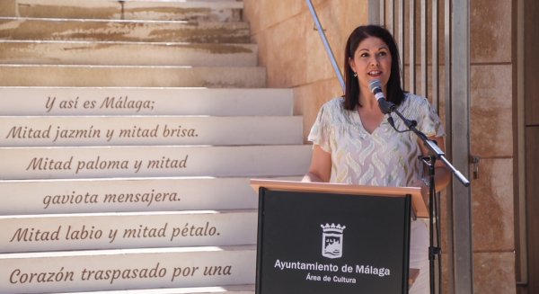 La Fundación Rafael Pérez Estrada interviene la escalera del Mirador de la Alcazaba