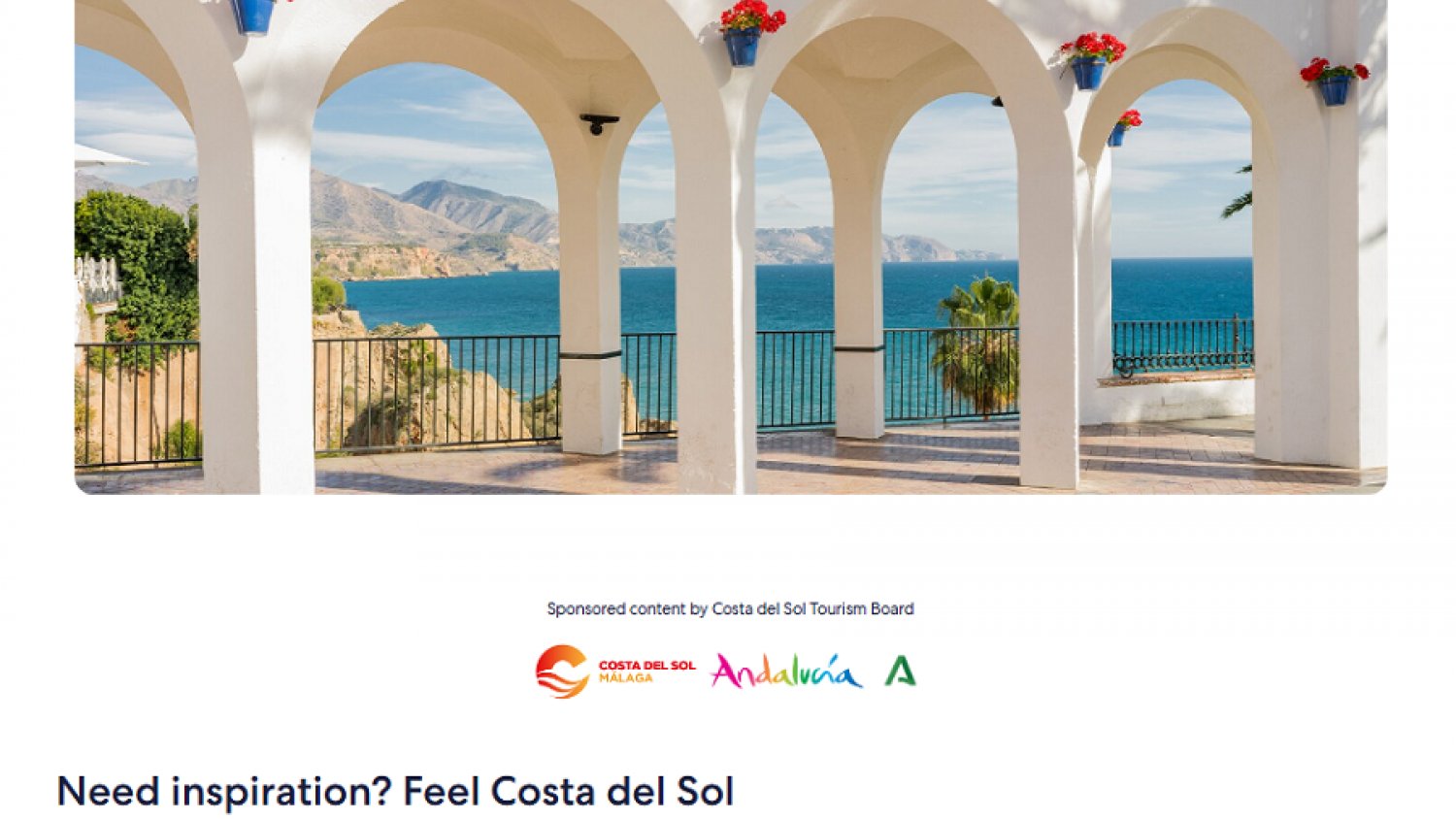 Turismo Costa del Sol desarrolla una campaña de co-marketing con Expedia Group 