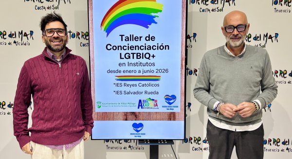 Vélez-Málaga pone en marcha la tercera edición del taller de concienciación LGTBIQ en institutos del municipio