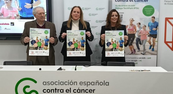 La AECC y Málaga TechPark presentan la cuarta edición de la Carrera “En Marcha contra el Cáncer” 