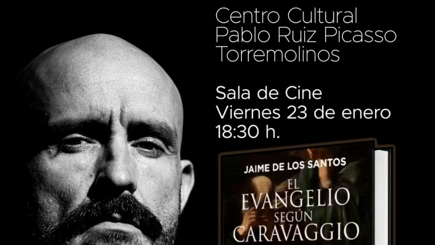 El escritor Jaime de los Santos presenta en Torremolinos su novela ‘El evangelio según Caravaggio’ 