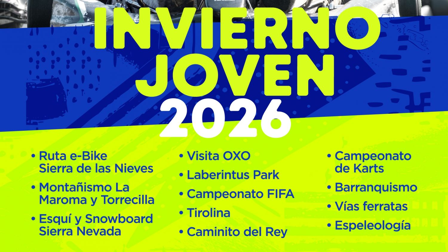 La Diputación lanza ‘Invierno Joven 2026’ con 1.000 plazas gratuitas para actividades de aventura y ocio