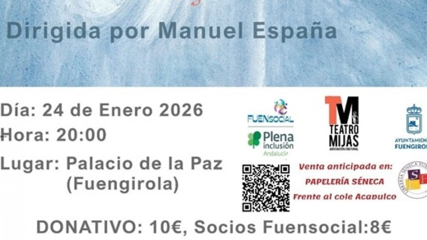 El Palacio de la Paz de Fuengirola acoge este sábado la representación teatral `Una libra de carne´