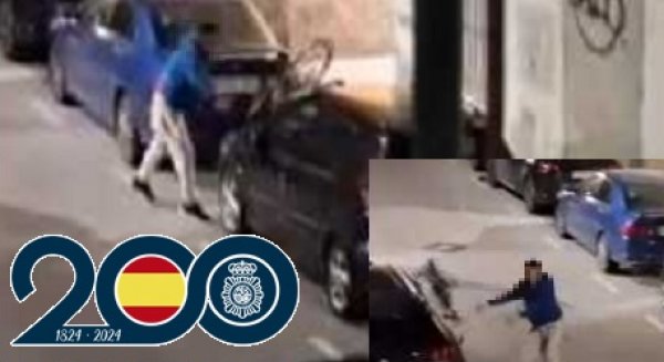 Detenido un hombre en Málaga por destrozar ocho vehículos en El Molinillo usando una bicicleta