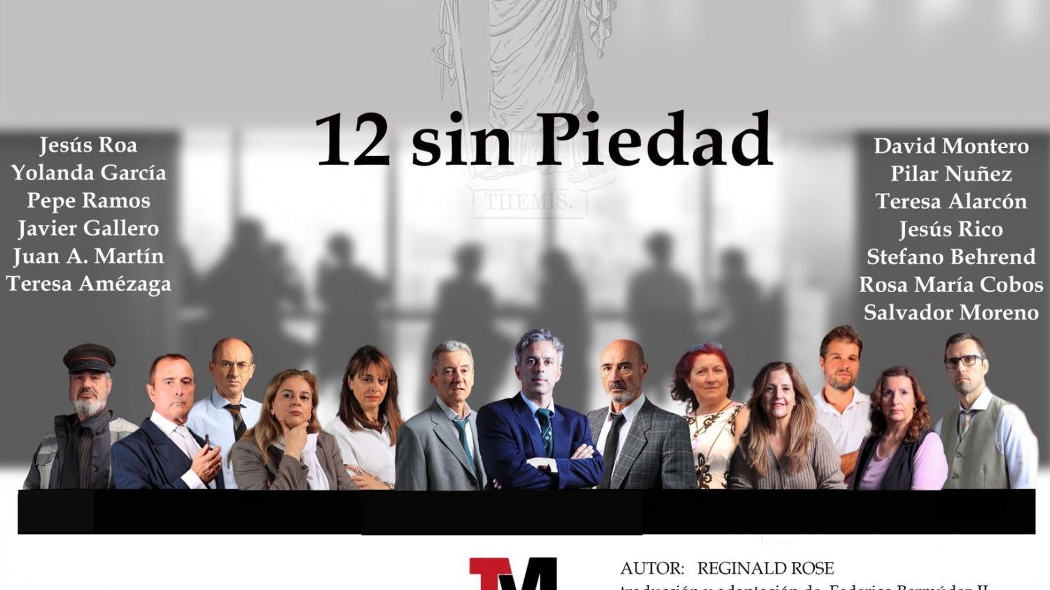 El Teatro Ciudad de Marbella albergará esta tarde la representación de la obra ’12 sin Piedad’
