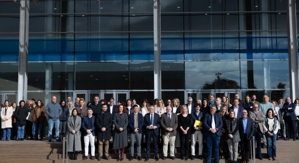 La Diputación de Málaga guarda un minuto de silencio por la última víctima de violencia de género en Alhaurín el Grande