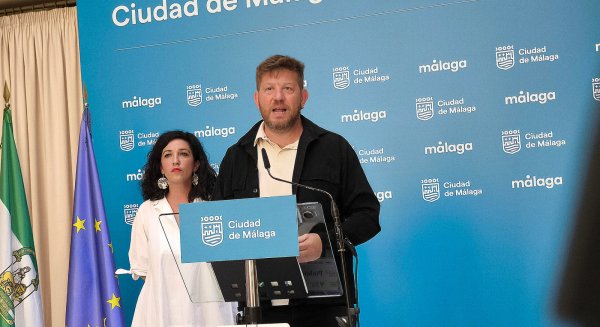 Con Málaga critica el 'doble gasto' en la Plaza de San Pedro de Alcántara tras una reforma fallida
