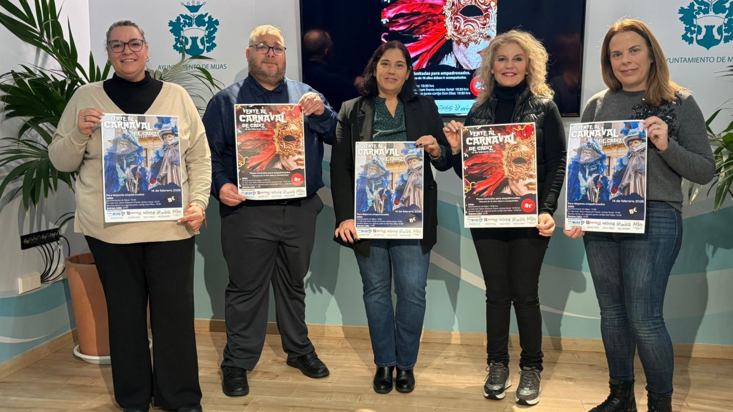 Mijas lanza 270 plazas para viajar al Carnaval de Cádiz por solo cinco euros