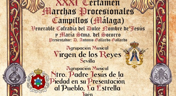 La Diputación impulsa el XXXI Certamen de Marchas Procesionales de Campillos