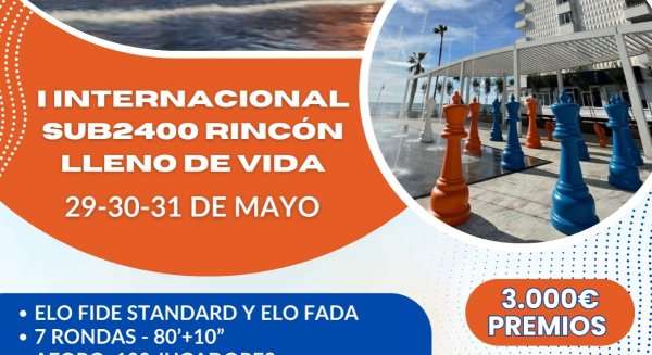Rincón de la Victoria abre el plazo de inscripción del I Torneo Internacional de Ajedrez Clásico