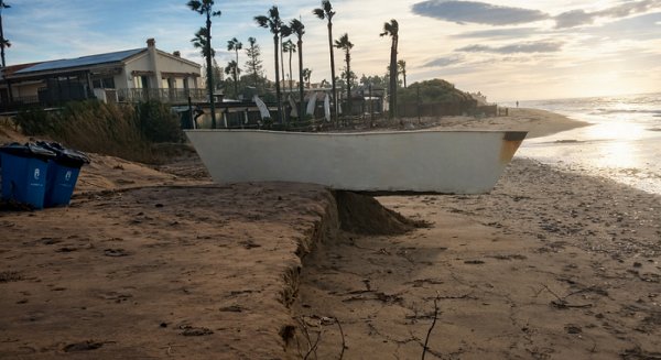 Marbella retira más de 1.460 toneladas de cañas y restos vegetales del litoral como consecuencia del temporal