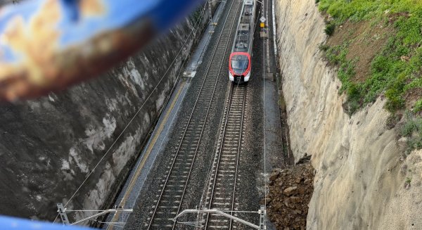 VOX denuncia el 'abandono' del Cercanías en Benalmádena y advierte del riesgo de accidentes por muros en mal estado