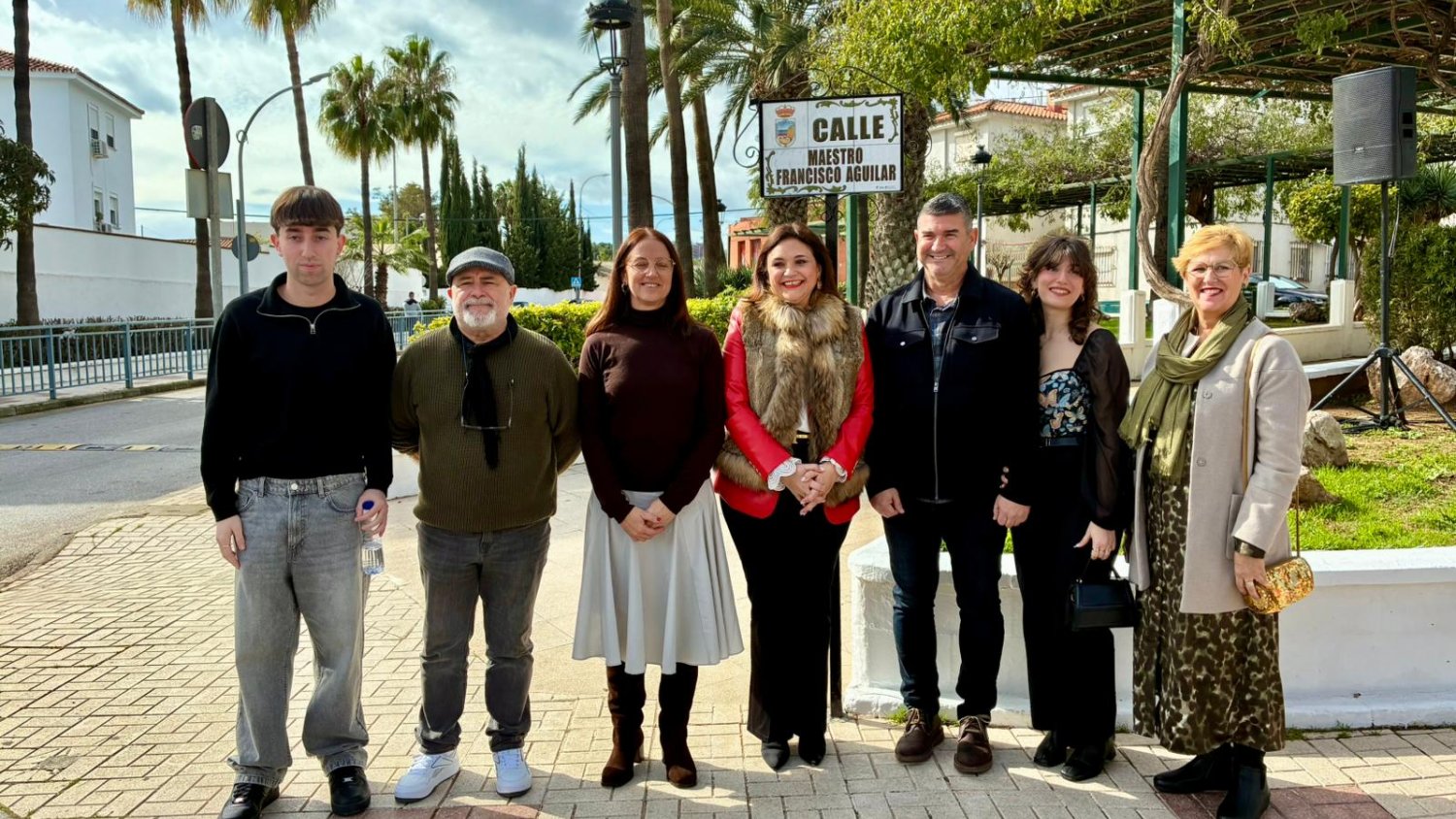 Torremolinos homenajea con una calle a Francisco Aguilar en reconocimiento a una vida dedicada a la enseñanza