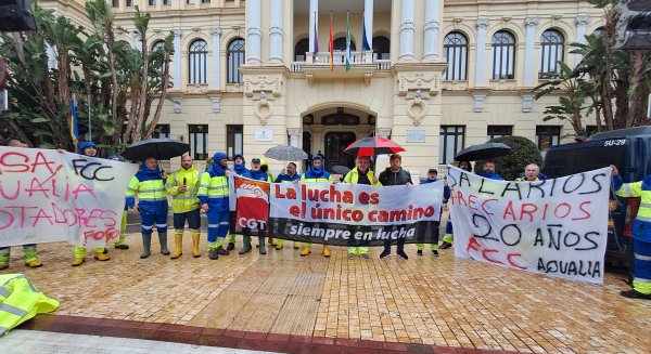 Con Málaga insta al alcalde a intervenir en la huelga de saneamiento en EMASA y garantizar condiciones laborales dignas