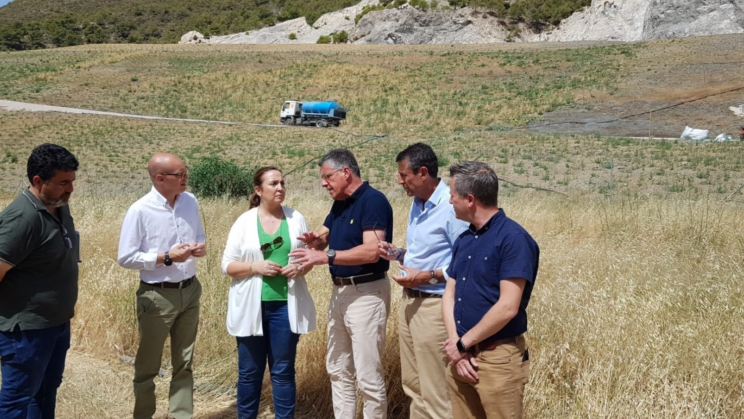El sellado de inertes de la Cantera de la Miel en Nerja se acerca a su final