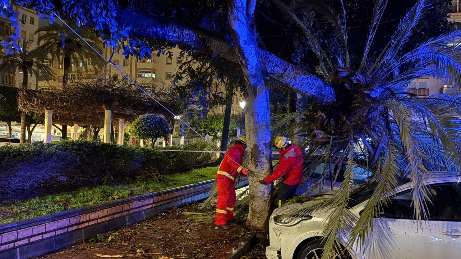 Fuengirola vuelve a la normalidad tras registrar una decena de incidencias por el paso de la borrasca Leonardo