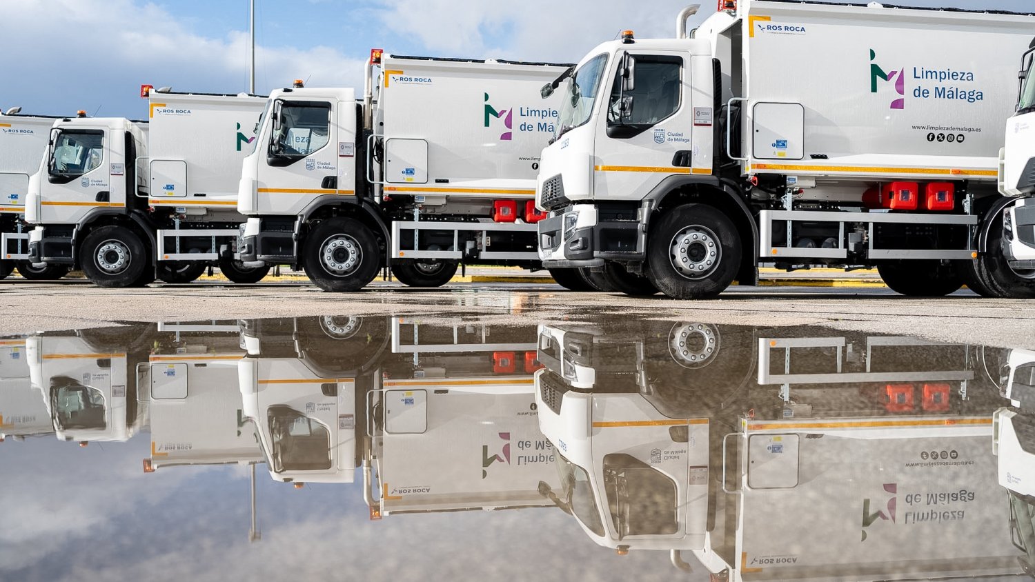 El Ayuntamiento de Málaga incorpora 60 nuevos vehículos para reforzar la limpieza y recogida