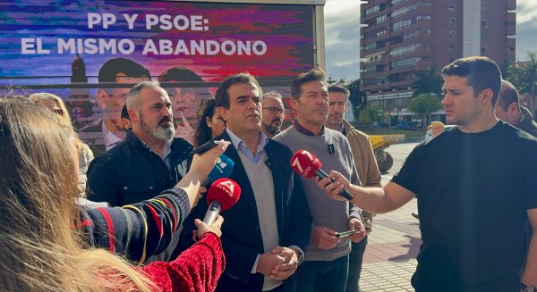 VOX Málaga inicia la campaña provincial 'PP y PSOE: El mismo abandono' que recorrerá la provincia