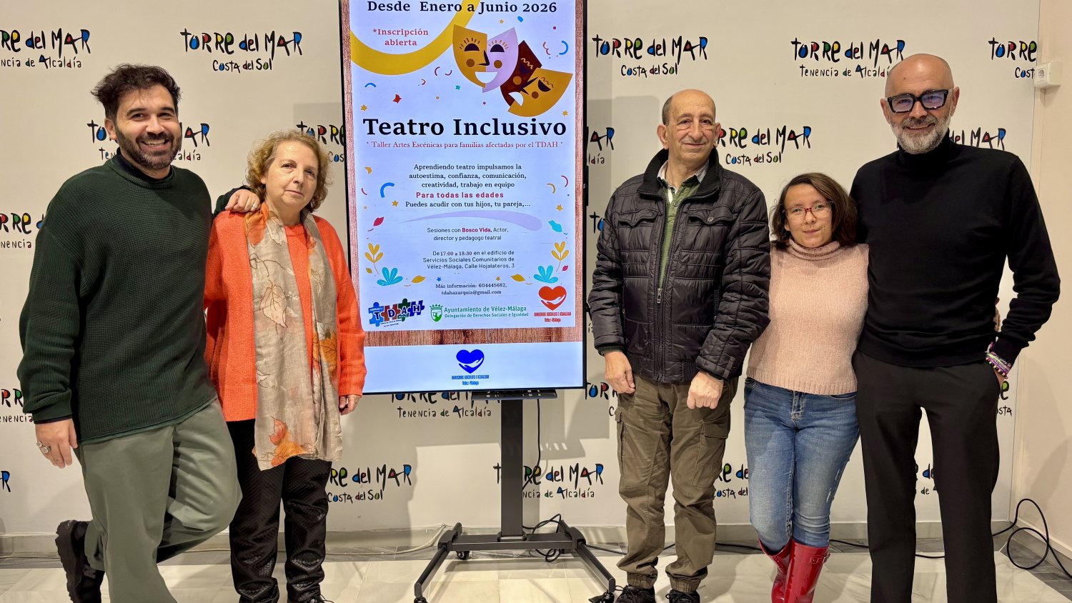 Vélez-Málaga un taller de teatro inclusivo como herramienta terapéutica para menores y familias con TDAH