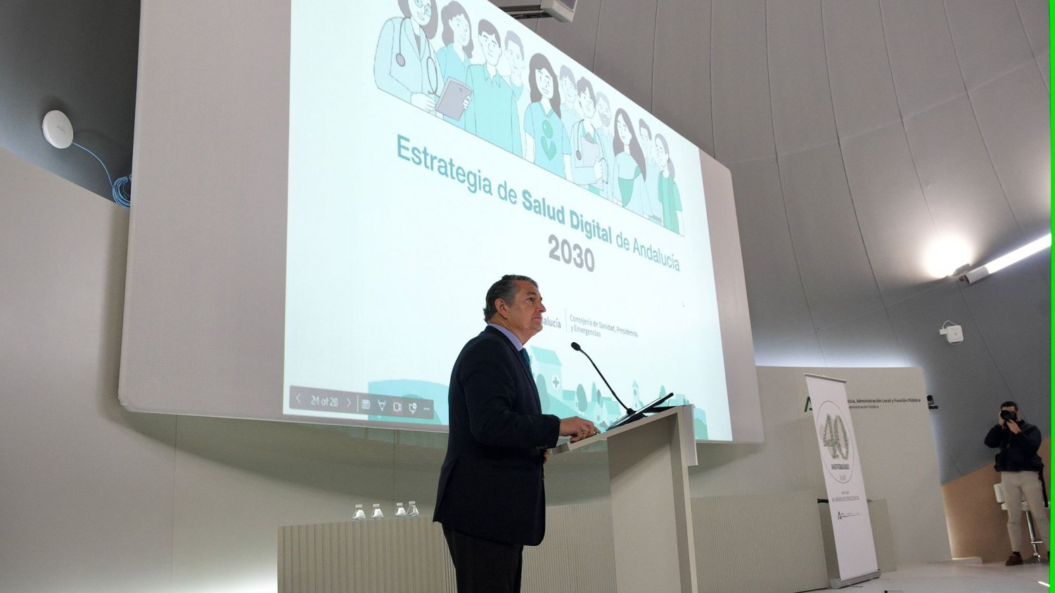 Antonio Sanz anuncia la aprobación de la Estrategia de Salud de Andalucía 2030