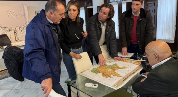 El Ayuntamiento de Ronda trabaja para restablecer las comunicaciones rurales afectadas por el temporal